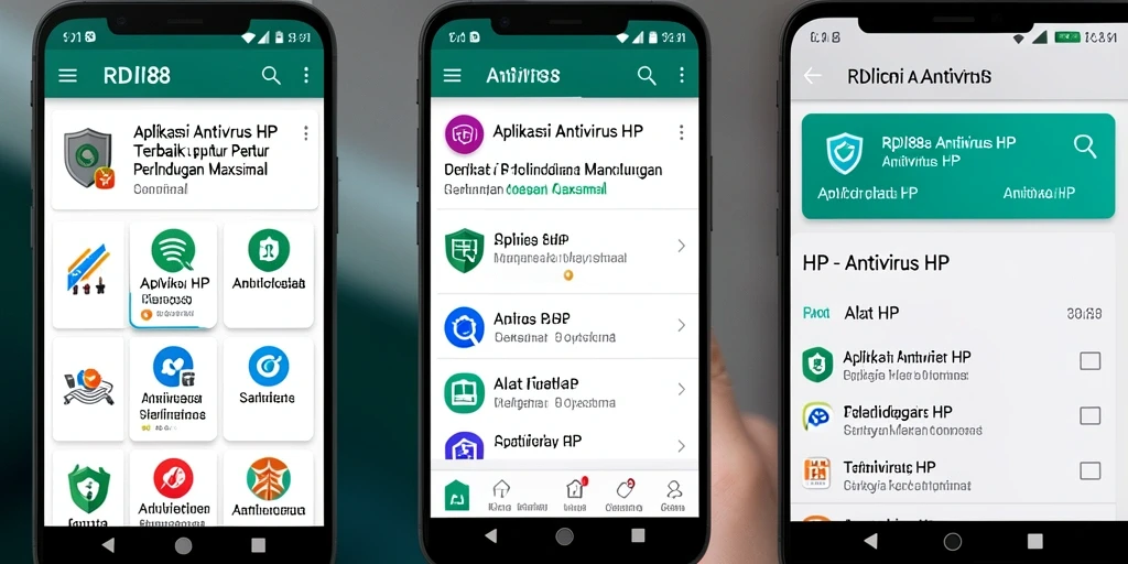 Antarmuka aplikasi RDI88 yang intuitif dan mudah digunakan.